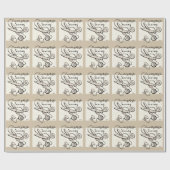 Papier Cadeau Couture (Plat)