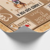 Papier Cadeau Couverture de chien de boîte personnalisée (Coin)