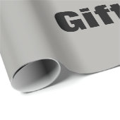 Papier Cadeau Couverture de neige promotionnelle (Coin rond)