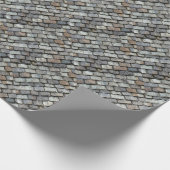 Papier Cadeau Couverture de toit avec des plats d'ardoise (Coin)