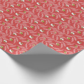 Papier Cadeau Couverture jetée feuille de corail (Coin)