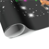 Papier Cadeau Covered By Flashlight (Coin rond)