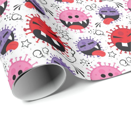 Papier Cadeau Covid ! (Coin rond)