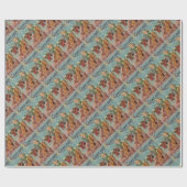 Papier Cadeau Cow-girl (Plat)