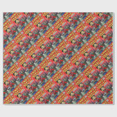 Papier Cadeau Cow-girl Annie Oakley (Plat)