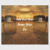 Papier Cadeau Cowboy (Plat)