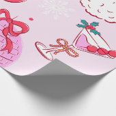 Papier Cadeau Cowboy Santa Holiday Fun (Coin)