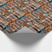 Papier Cadeau Cowboys et cheval occidentaux (Coin)