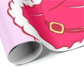 Papier Cadeau Cowgirl Christmas Cheer (Coin rond)