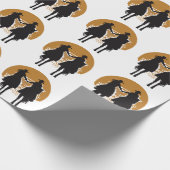 Papier Cadeau Cowgirl et Cowboy (Coin)