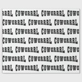 PAPIER CADEAU COWGRRRL (Plat)