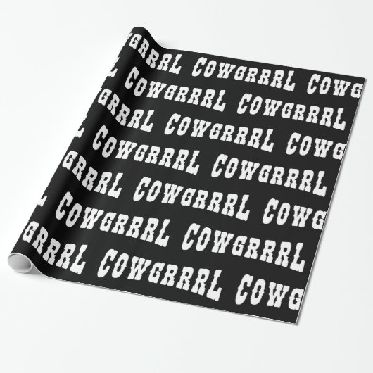 PAPIER CADEAU COWGRRRL (Déroulé)