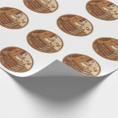 Papier Cadeau Cozy Autumn Books and Coffee Illustration (Coin)