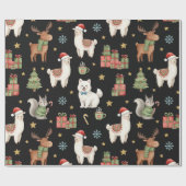 Papier Cadeau Cozy Critters Christmas Wrapping Paper (Plat)