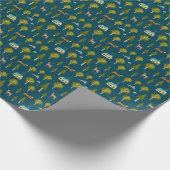 Papier Cadeau Cozy Forest Cabin and Animals (Coin)