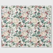 Papier Cadeau Cozy Vintage Christmas Pattern (Plat)