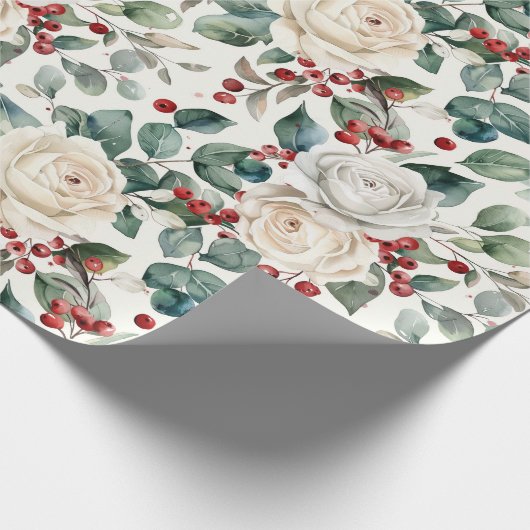 Papier Cadeau Cozy Vintage Christmas Pattern (Coin)