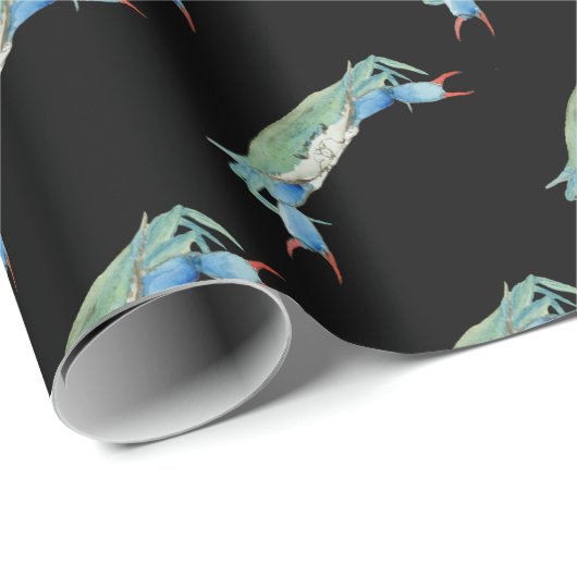 Papier Cadeau Crabe (Coin rond)