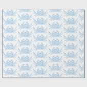 Papier Cadeau Crabe bleu (Plat)