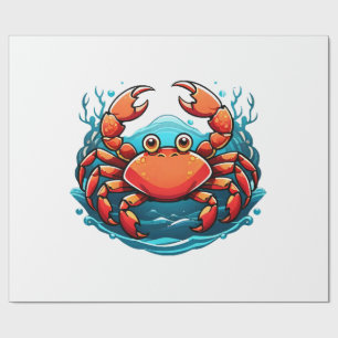 Papier Cadeau crabe-drole