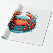 Papier Cadeau crabe-drole (Déroulé)