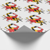Papier Cadeau Crabe du Maryland (Coin)