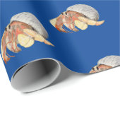 Papier Cadeau Crabe hermite (Coin rond)