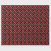 Papier Cadeau Crabes Patternx4 Black BG (Plat)