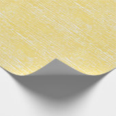 Papier Cadeau Cracker jaune pastel (Coin)