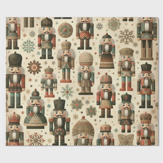 Papier Cadeau Crackers de noix (Plat)