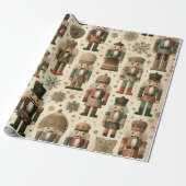 Papier Cadeau Crackers de noix (Déroulé)