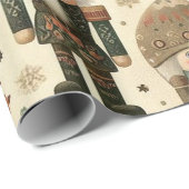 Papier Cadeau Crackers de noix (Coin rond)