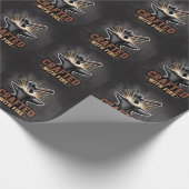 Papier Cadeau Crafted With Fire – Rustic Artisan Sticker (Coin)