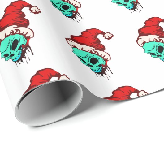 Papier Cadeau Crainte de Noël (Coin rond)