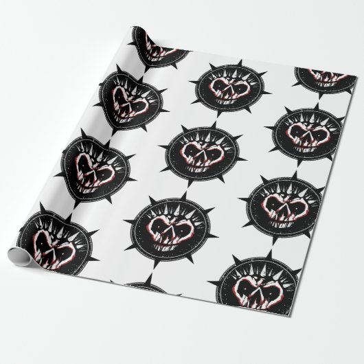 Papier Cadeau Crâne (Déroulé)