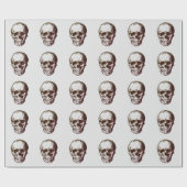 Papier Cadeau Crâne (Plat)