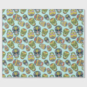 Papier Cadeau Crâne (Plat)