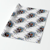 Papier Cadeau crâne (Déroulé)