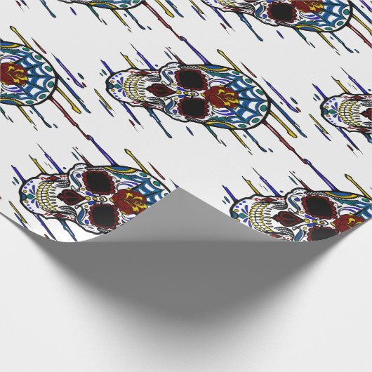 Papier Cadeau crâne (Coin)