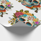 Papier Cadeau Crâne à sucre (Coin)