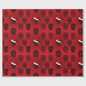 Papier Cadeau Crâne à sucre (Plat)