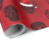 Papier Cadeau Crâne à sucre (Coin rond)