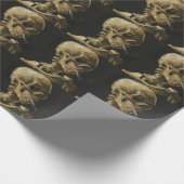 Papier Cadeau Crâne avec une cigarette brûlante par Van Gogh (Coin)