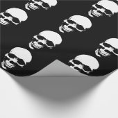 Papier Cadeau Crâne de la faucheuse blanche (Coin)