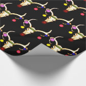 Papier Cadeau Crâne de Rudolph (Coin)