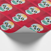 Papier Cadeau Crâne de sucre (Coin)