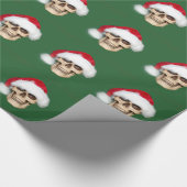 Papier Cadeau Crâne du père noël (Coin)