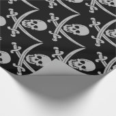 Papier Cadeau Crâne et épées de pirate (Coin)