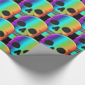 Papier Cadeau Crâne humain psychédélique Thunder_Cove (Coin)