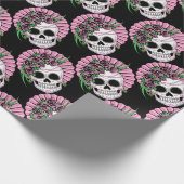 Papier Cadeau Crâne Lady Sugar (Coin)